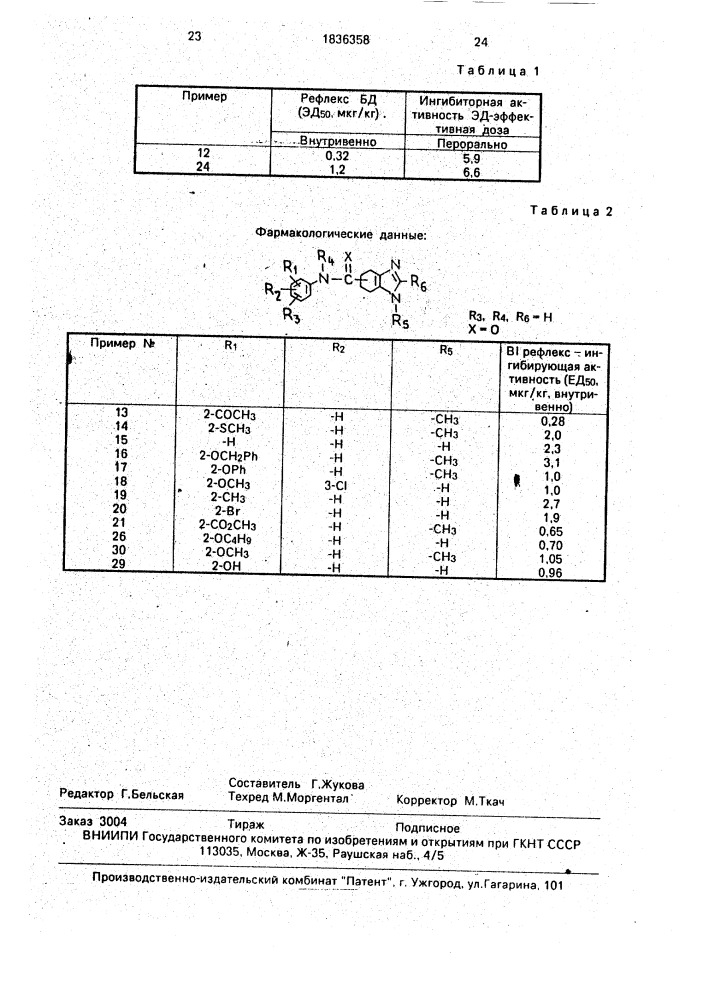 Способ получения 4,5,6,7-тетрагидробензимидазольных производных (патент 1836358)