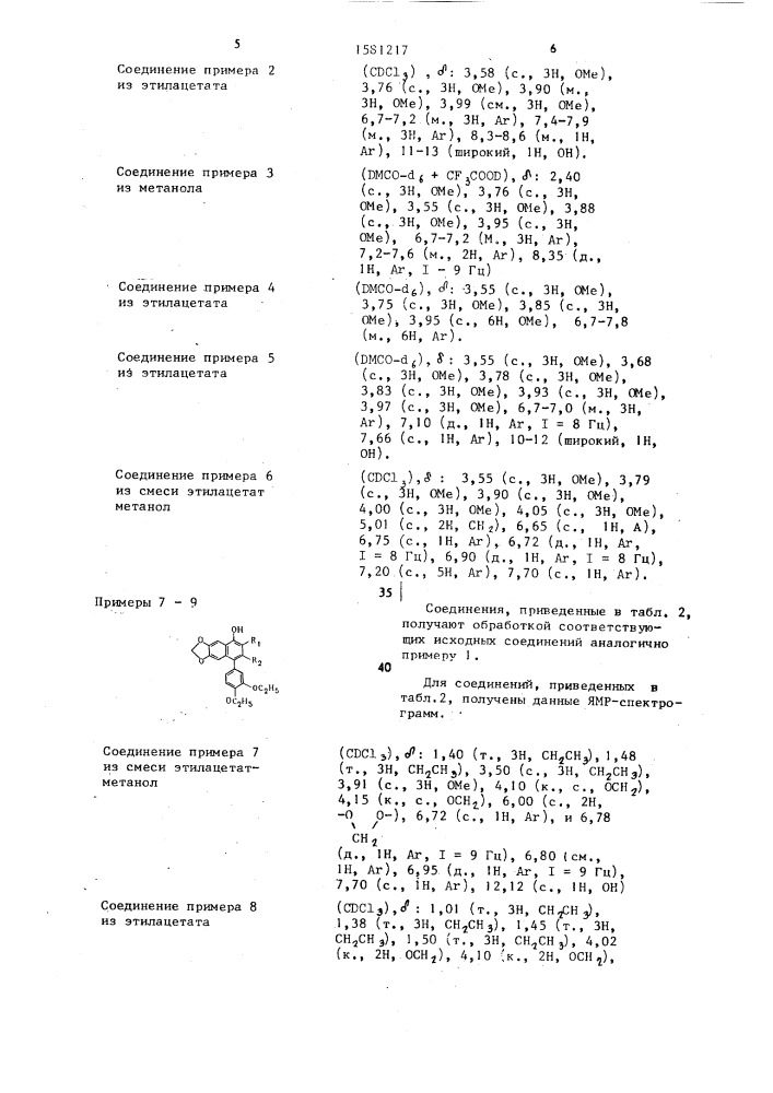 Способ получения нафталиновых производных (патент 1581217)