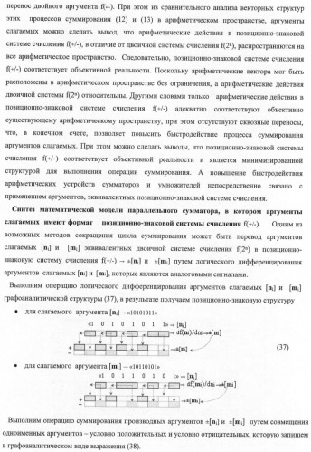 Способ параллельного логического суммирования аналоговых сигналов слагаемых, эквивалентных двоичной системе счисления, и устройство для его реализации (патент 2375742)