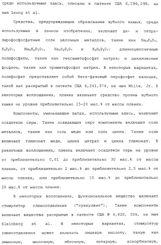 Композиции и способы ухода за полостью рта (патент 2307644)