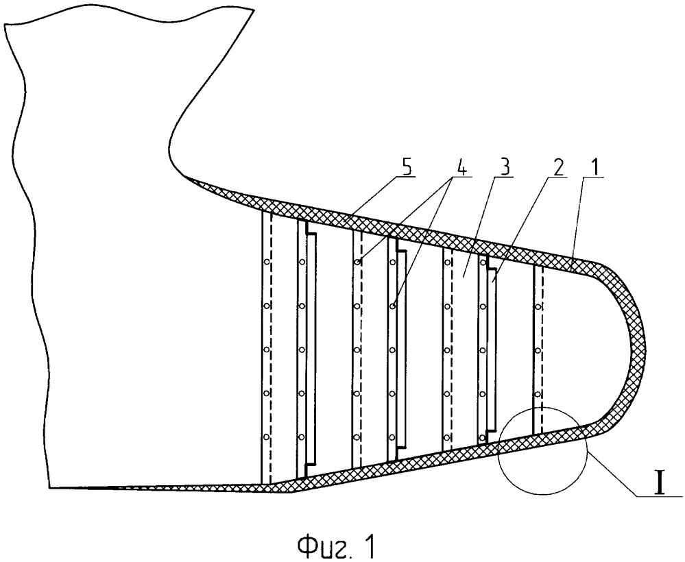 Бульбовая наделка корпуса судна (патент 2652502)