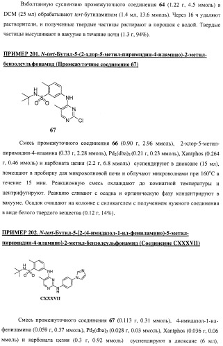 Би-арил-мета-пиримидиновые ингибиторы киназы (патент 2448959)