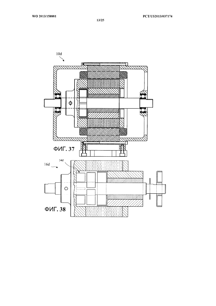 Гибридный асинхронный электродвигатель с самовыравнивающимся внутренним ротором на основе постоянных магнитов (патент 2638829)