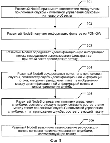 Система и способ управления службами, развитый nodeb и шлюз сети пакетной передачи данных (патент 2571377)