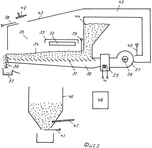 Способ инфракрасной сушки семян и зерна и устройство для его осуществления (патент 2479808)