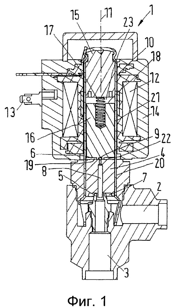 Электромагнитный клапан (патент 2659907)