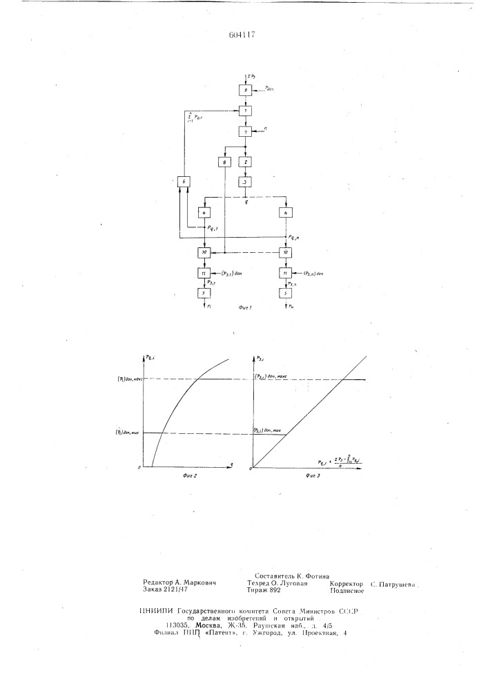 Устройство для автоматического управления активной мощностью гидроэлектростанций (патент 604117)