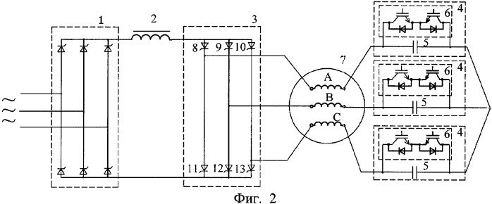 Высоковольтный электропривод переменного тока (его варианты) (патент 2334349)