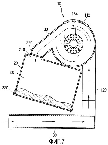 Устройство для отделения пыли пылесоса (патент 2412637)