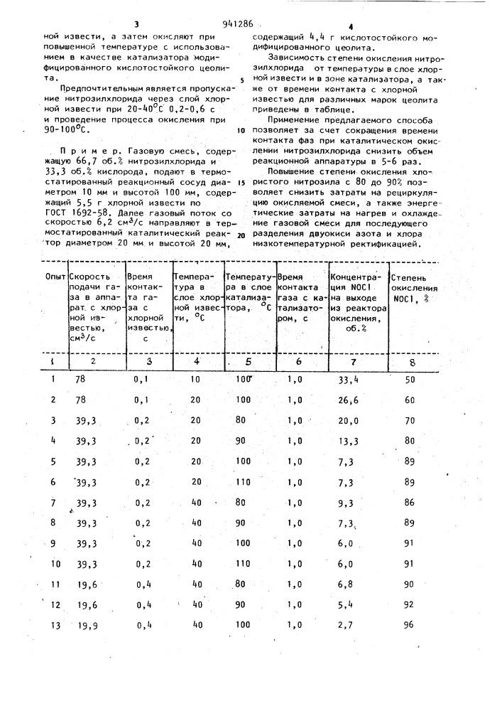 Способ получения диоксида азота и хлора (патент 941286)