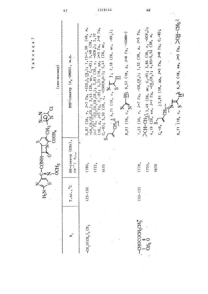 Способ получения производных цефалоспорина или их солей (патент 1318144)