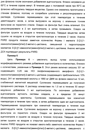 Кристаллическая соль гидрохлорид малеат s-[2-[(1-иминоэтил)амино]этил]-2-метил-l-цистеина, способ ее получения, содержащая ее фармацевтическая композиция и способ лечения (патент 2357953)