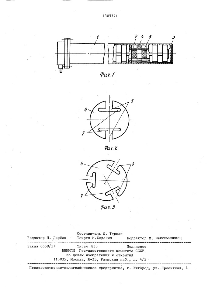 Погружной электронагреватель (патент 1365371)