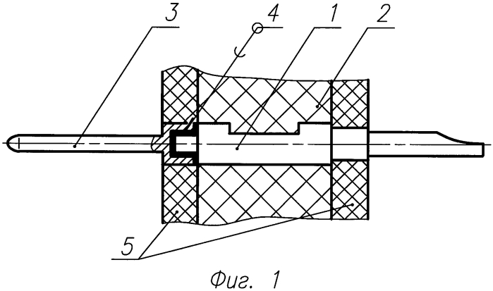 Способ ремонта многоконтактной вилки со сломанным штырем, запрессованным в изолятор (патент 2576672)