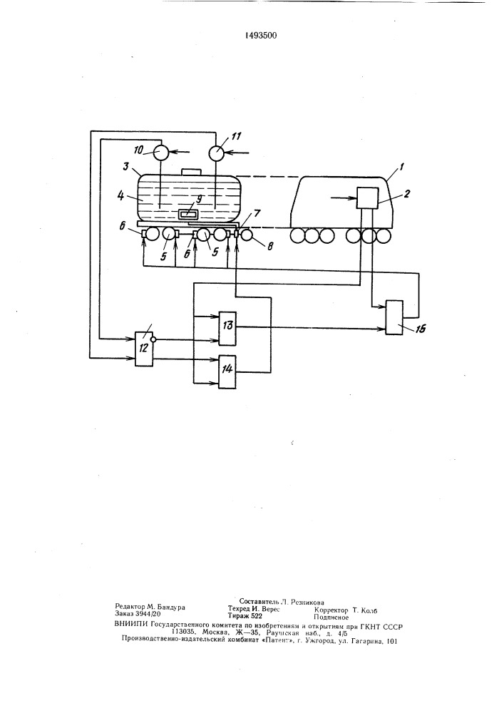 Устройство подогревания груза железнодорожной цистерны (патент 1493500)