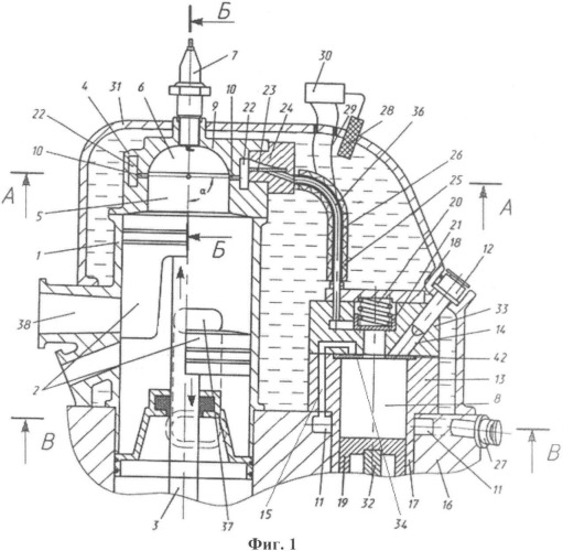 Двигатель внутреннего сгорания (патент 2348819)