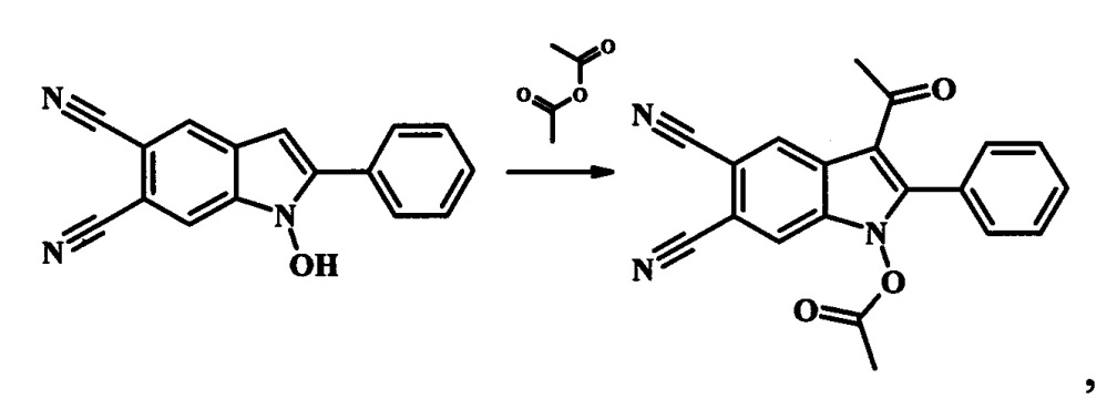 Способ получения 3-ацилзамещенных 2-арил(гетерил)-1н-индол-5,6-дикарбонитрилов (патент 2640351)
