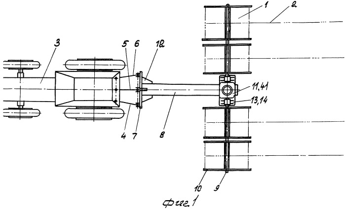 Устройство для сматывания в бобины и раскладки гибких поливных трубопроводов системы капельного орошения (патент 2429597)