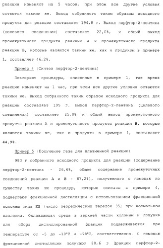 Газ для плазменной реакции, способ его получения, способ изготовления электрической или электронной детали, способ получения тонкой фторуглеродной пленки и способ озоления (патент 2310948)