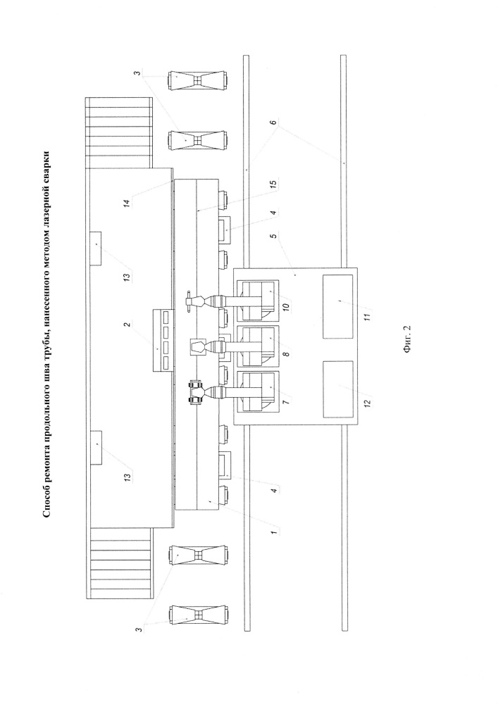 Способ ремонта продольного шва трубы, нанесенного методом лазерной сварки (патент 2639182)