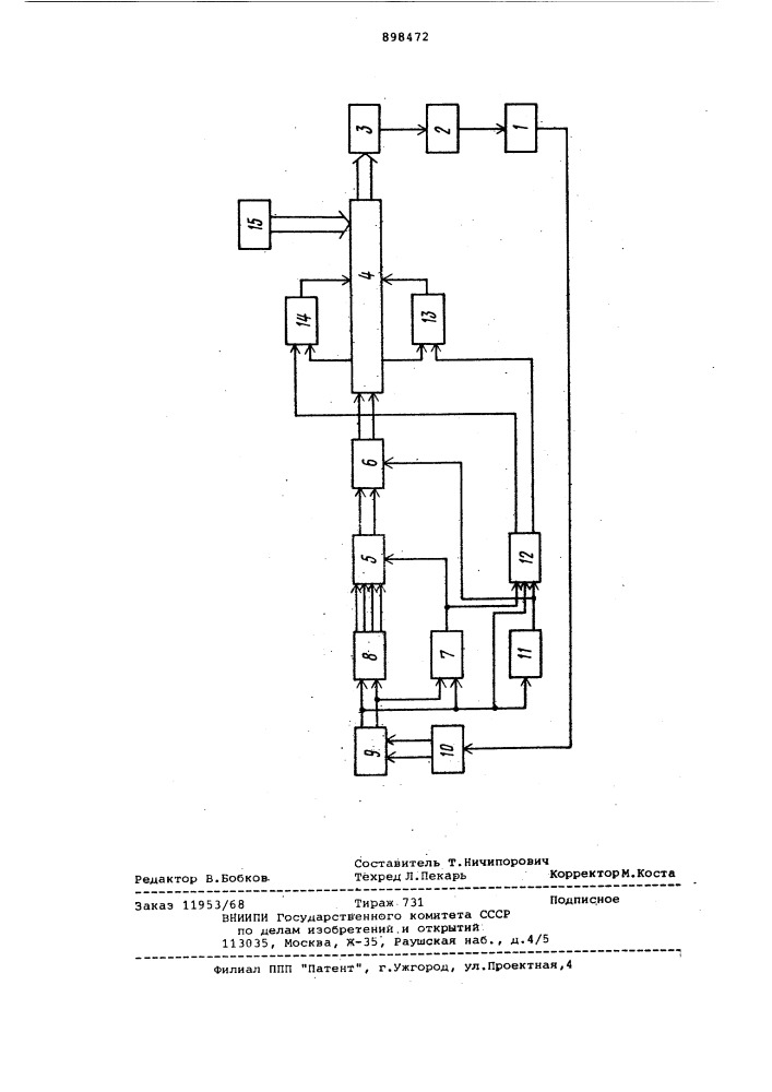 Устройство для управления выводом графической информации (патент 898472)