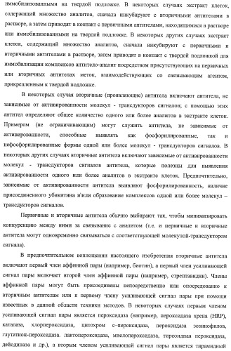 Чипы на основе антител для определения множественных трансдукторов сигналов в редких циркулирующих клетках (патент 2442171)