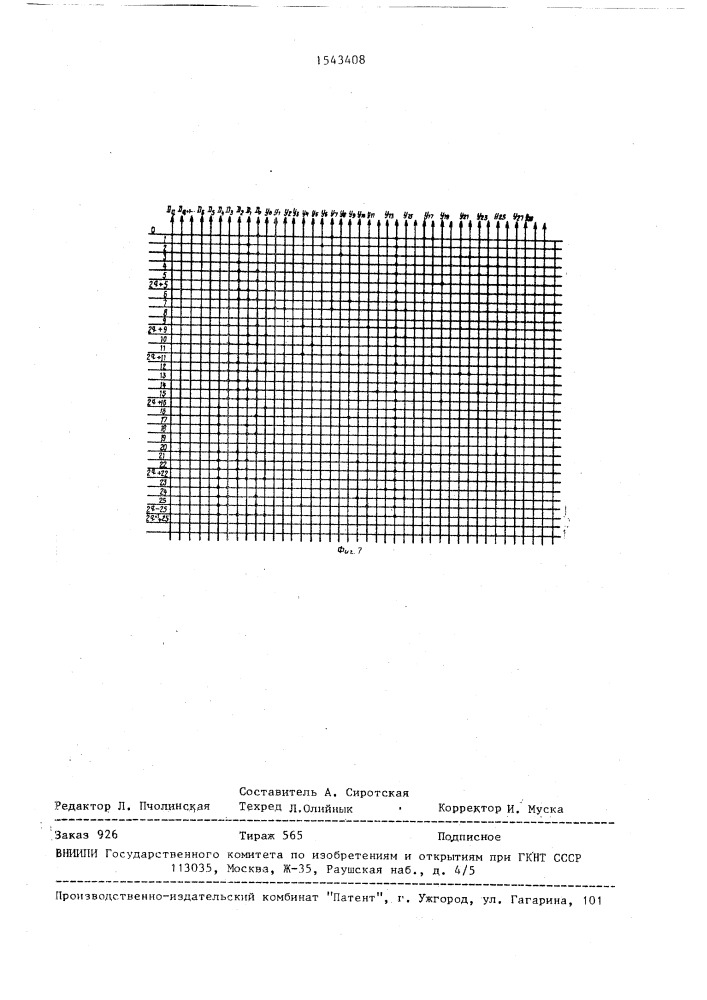 Устройство для формирования тестов (патент 1543408)