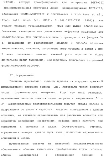 Scfv против egfrviii с улучшенной цитотоксичностью и выходом, иммунотоксины на их основе и способы их применения (патент 2317999)