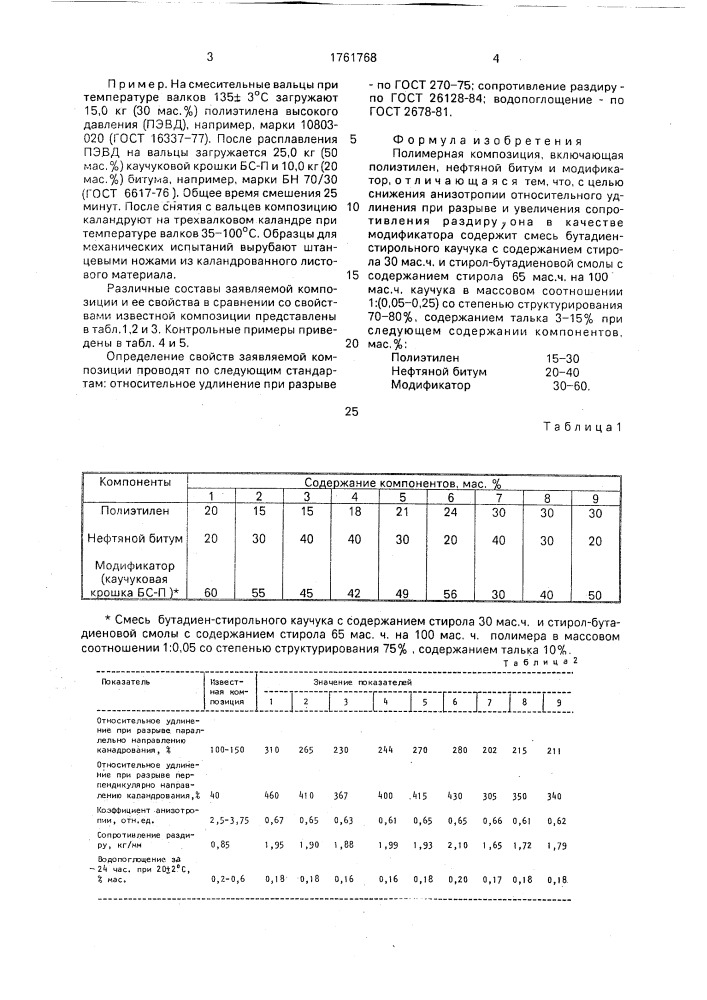 Полимерная композиция (патент 1761768)