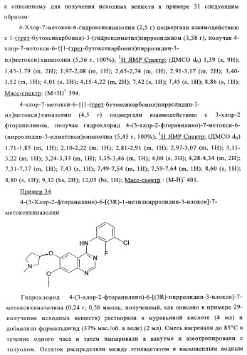 Производные 4-анилино-хиназолина, способ их получения (варианты), фармацевтическая композиция, способ ингибирования пролиферативного действия и способ лечения рака у теплокровного животного (патент 2345989)