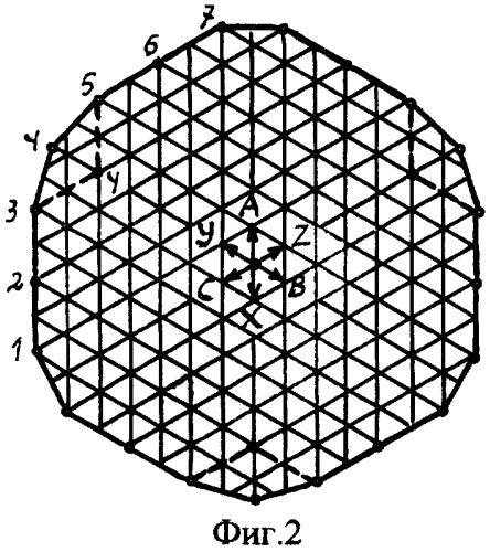 Трехфазная одно-двухслойная электромашинная обмотка при 2p=2c полюсах в z=21c пазах (q=3,5) (патент 2270509)