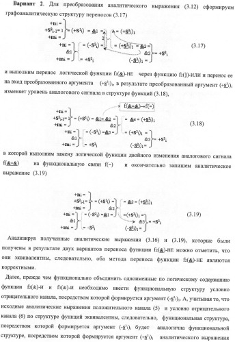 Входная структура параллельного сумматора в позиционно-знаковых кодах f(+/-) (варианты) (патент 2378682)