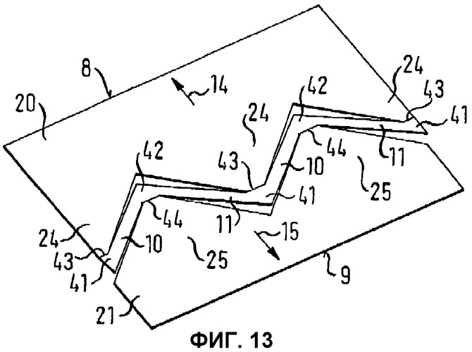 Плоский металлический элемент и профильный элемент (патент 2303685)