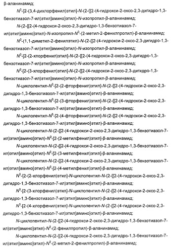 4-гидрокси-2-оксо-2,3-дигидро-1,3-бензотиазол-7-ильные соединения для модуляции  2-адренорецепторной активности (патент 2455295)