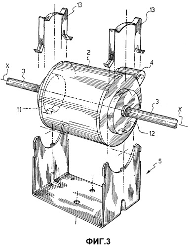 Способ присоединения вентилятора к электрическому мотору и моторно-вентиляторный узел, изготовленный этим способом (патент 2307957)