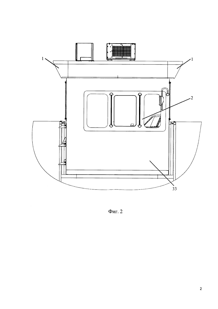 Кабина маневрового локомотива (патент 2641540)