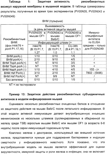 Нейссериальные вакцинные композиции, содержащие комбинацию антигенов (патент 2317106)