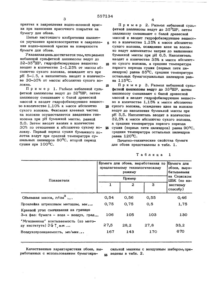 Способ изготовления бумаги для грунтованных обоев (патент 557134)
