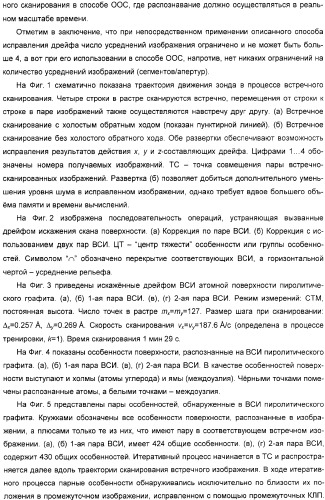 Способ коррекции искаженных дрейфом изображений поверхности, полученных на сканирующем зондовом микроскопе (патент 2326367)