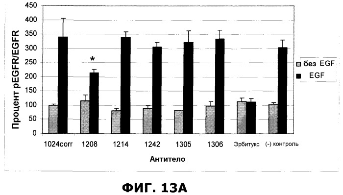 Композиции рекомбинантных антител против рецептора эпидермального фактора роста (патент 2488596)