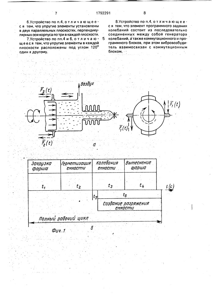 Способ шприцевания колбасного фарша и устройство для его осуществления (патент 1792291)