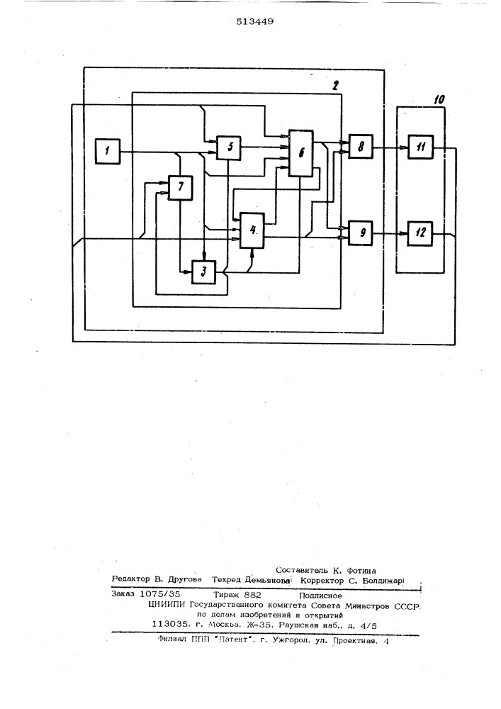 Система централизованного автоматического управления электроэнергетической системой (патент 513449)