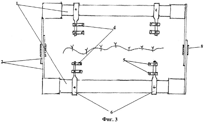 Многоступенчатое компрессионно-дистракционное устройство для коррекции краев лапаротомной раны (патент 2322198)