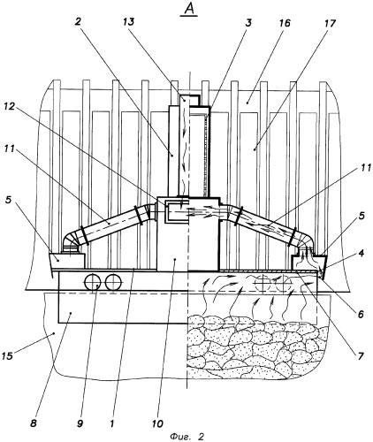 Установка беспылевой выдачи кокса из печей коксовой батареи (патент 2312125)