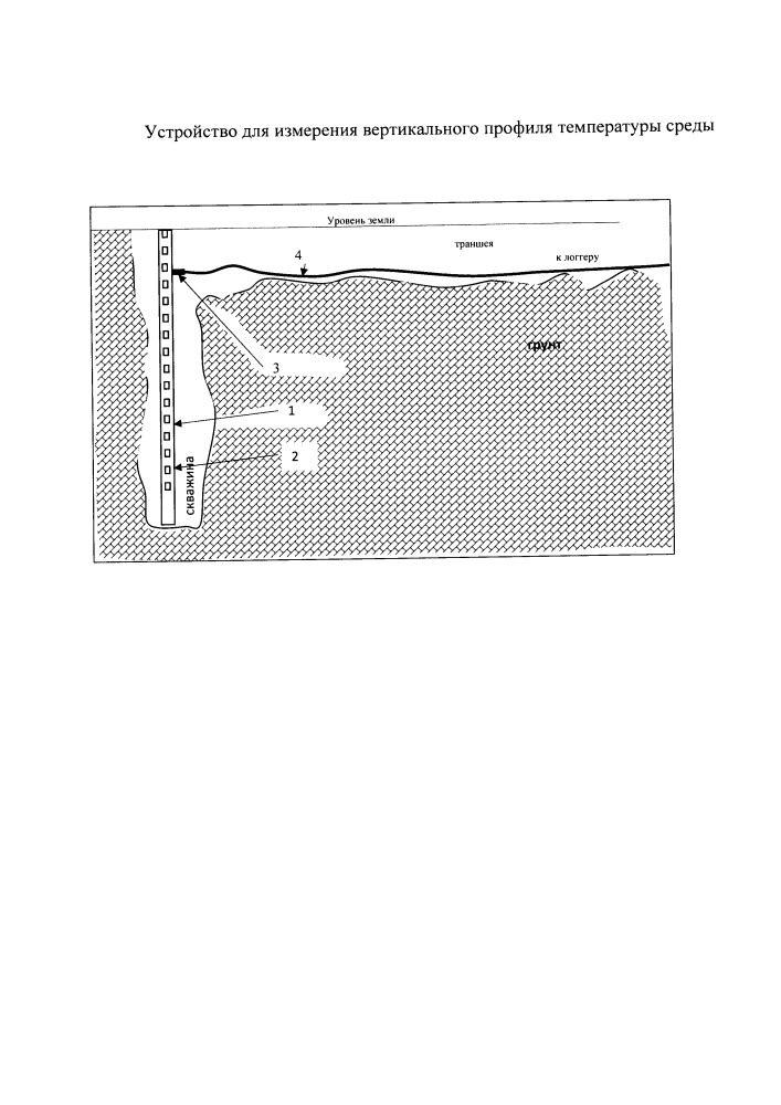 Устройство для измерения вертикального профиля температуры среды (патент 2658552)
