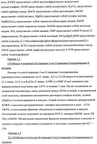 Производные пиримидина в качестве ингибиторов alk-5 (патент 2485115)