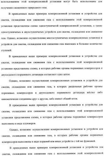 Компрессионная установка и устройство для сжатия, охлаждения и сжижения газа с использованием этой компрессионной установки (патент 2315922)