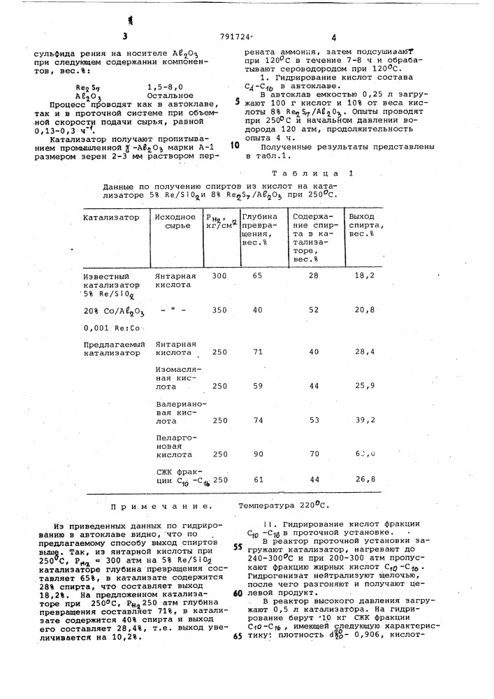 Способ получения жирных спиртов с -с (патент 791724)