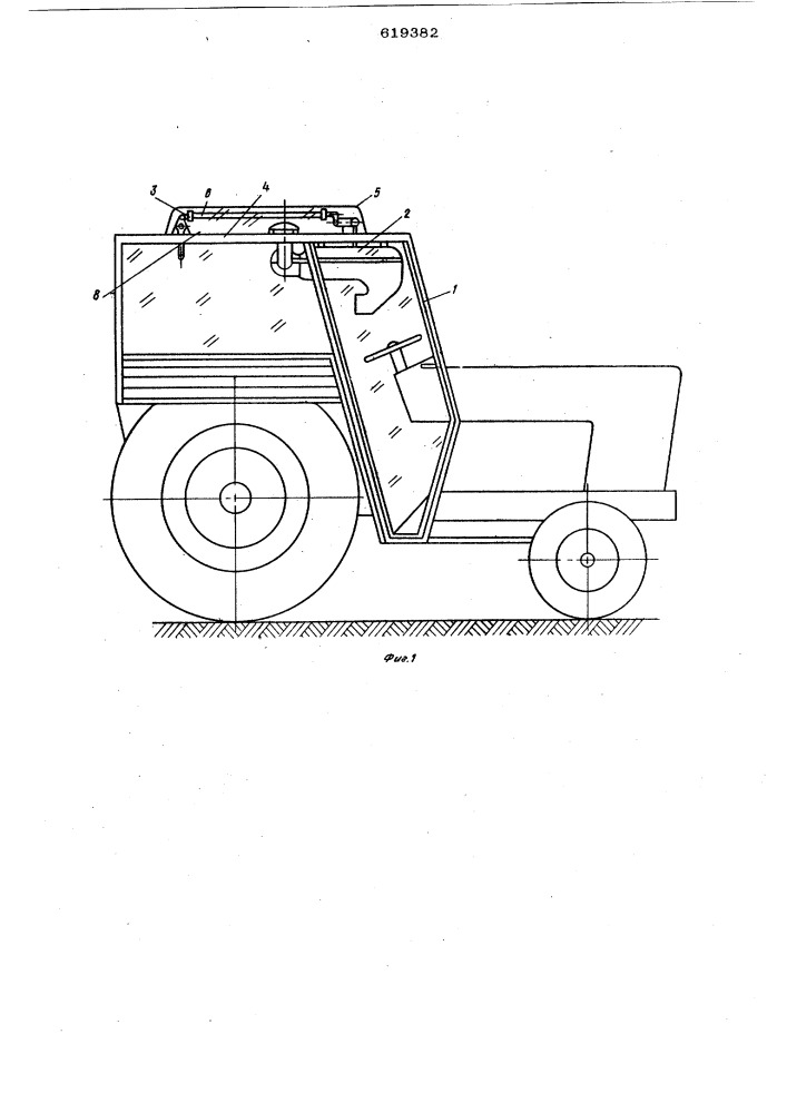 Кабина транспортного средства (патент 619382)
