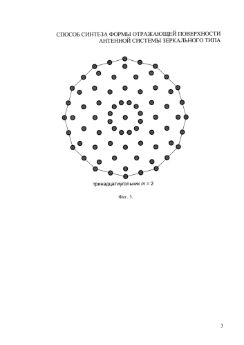 Способ синтеза формы отражающей поверхности антенной системы зеркального типа (патент 2576493)